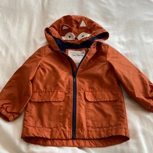 Boys 3T orange fox jacket